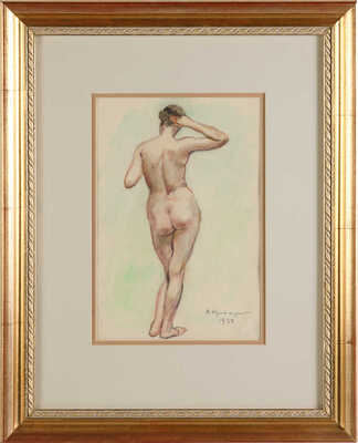 Крихацкий Владимир Гаврилович. Натурщица со спины